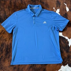 Adidas Men's Vibrant Blue Polo